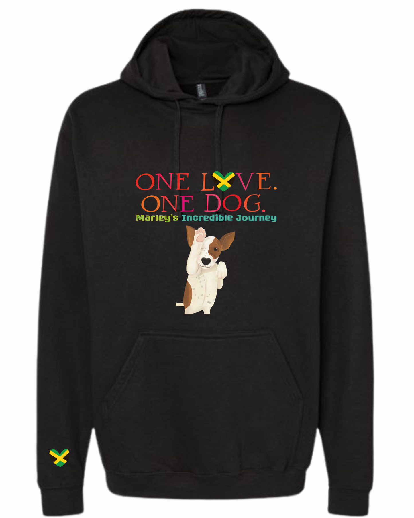 One Love. One Dog. Marley's Incredible Journey Hoodie